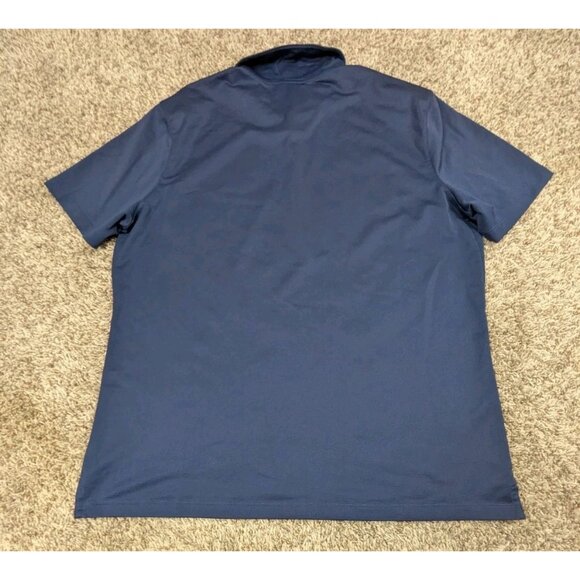 Nike Chicago Cubs Polo Shirt Mens XL Navy Blue Baseball Dri-Fit Performance - Picture 2 of 8